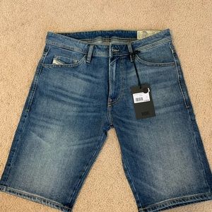 Men Denim Diesel Shorts